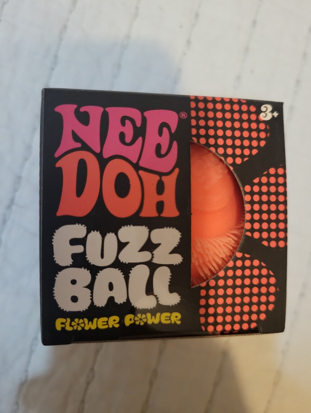 Needoh Fuzz Ball Flower Power - Orange